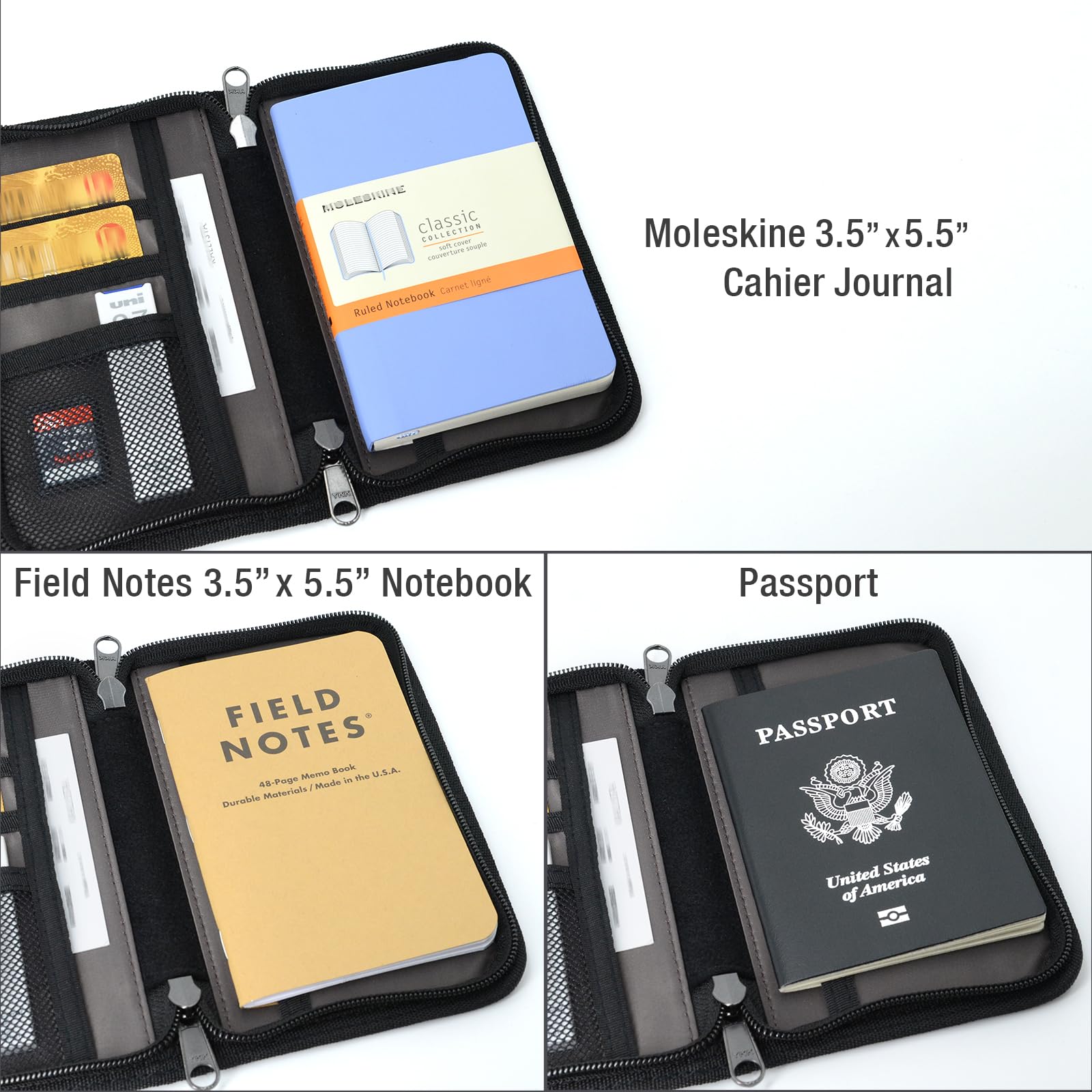 Amazon.com : Krozur Journal Cover for 3.5”x5.5” Field Notes