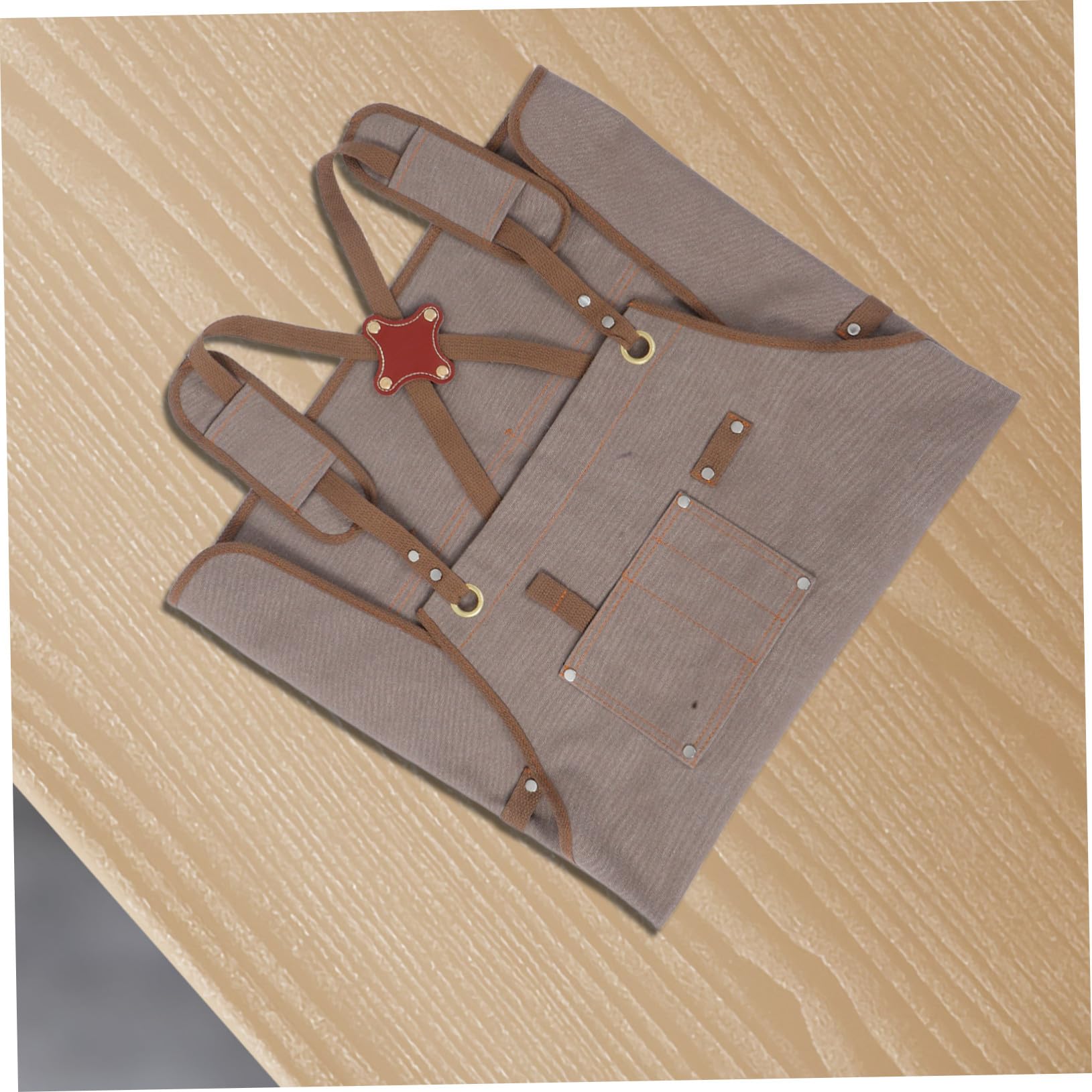 Sewroro Delantal de Ajustable con Tirantes Cruzados Multi- para Carpinteros Jardineros y Chefs Resistente y Fácil de para Trabajo y Jardinería