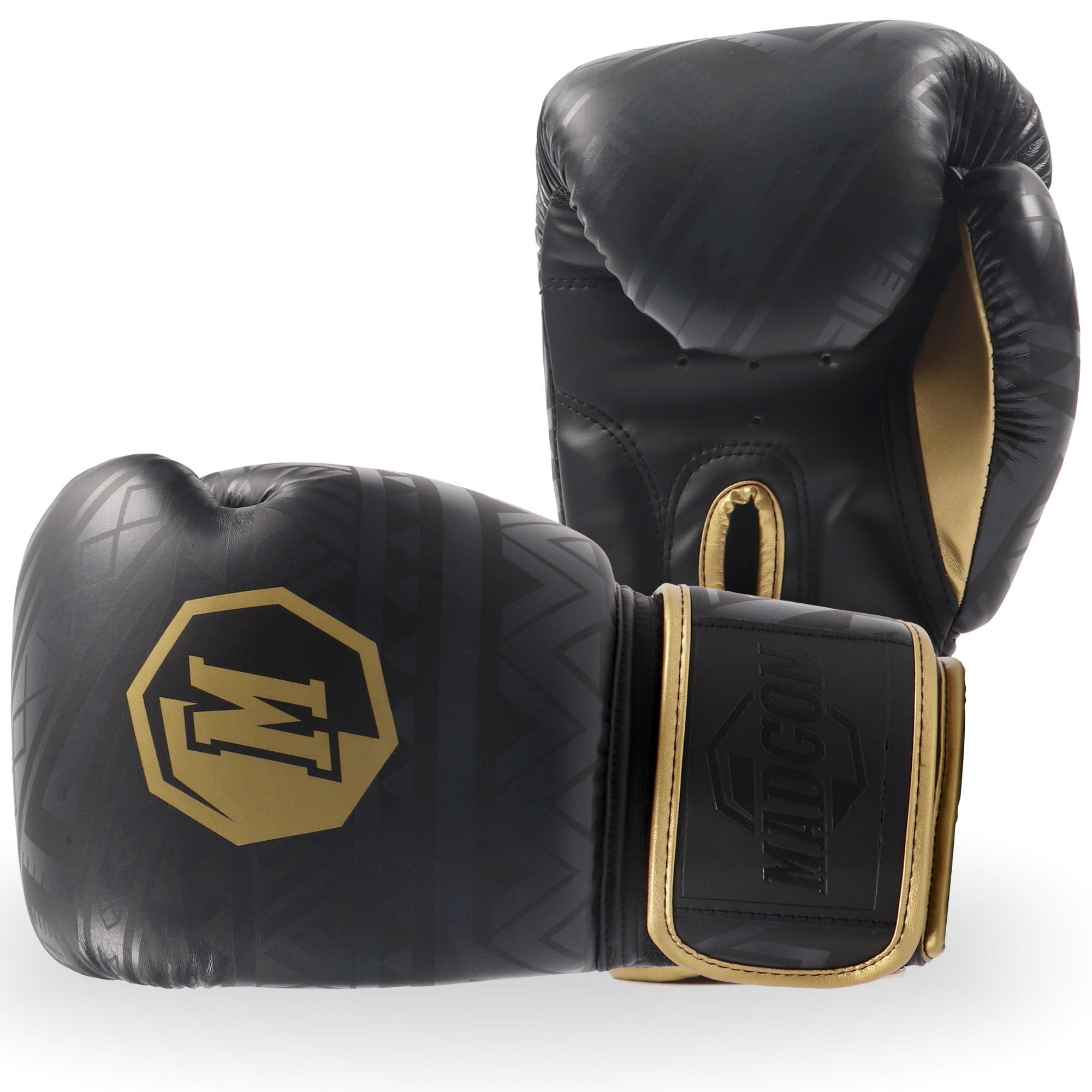 MADGON Boxhandschuhe – Trainingshandschuhe für Boxen, Kickboxen, Muay Thai & Sparring – Extra Starke Polsterung & stabile Handgelenk-Fixierung – Strapazierfähiges PU-Leder – Damen & Herren (10–16 oz)