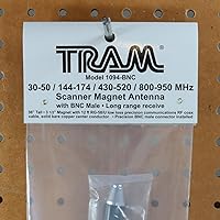 Vista 7 de Tram Escáner 3 1/2" Antena magnética con conector BNC-macho