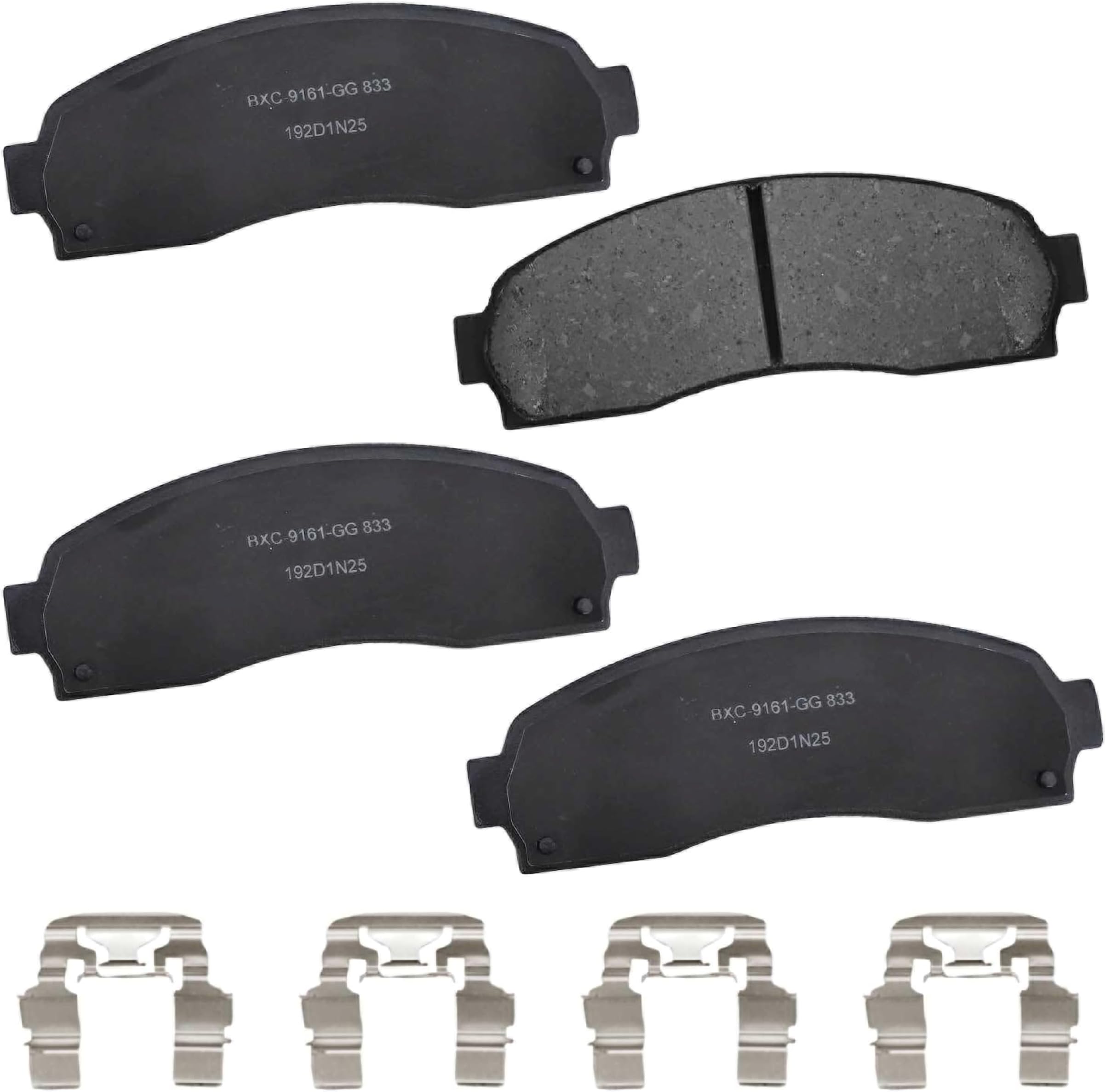 Bendix Premium SBC833 Ceramic Front Brake Pads for Select Models Ford Explorer, Explorer Sport, Sport Trac, Ranger, Mazda B2300, B3000, B4000, Mercury Mountaineer