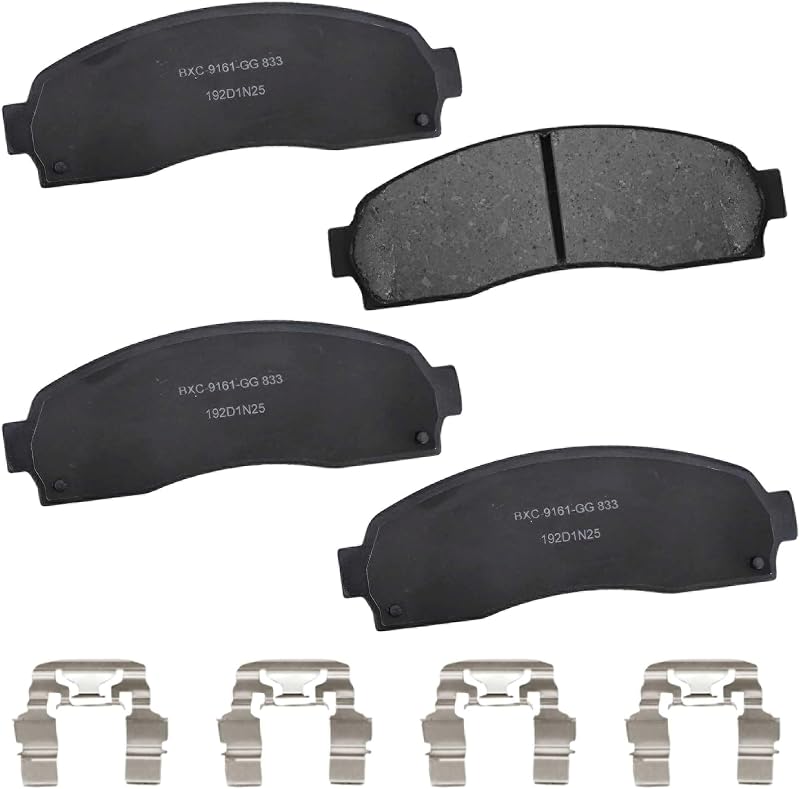 Pastillas de freno delanteras de cerámica Bendix Premium SBC833 para modelos seleccionados Ford Explorer, Explorer Sport, Sport Trac, Ranger, Mazda B2300, B3000, B4000, Mercury Mountaineer