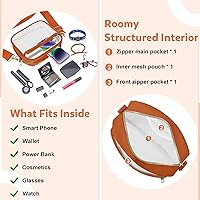 Vista 44 de KETIEE Bolso cruzado transparente, aprobado para estadios, para conciertos, eventos deportivos, festivales