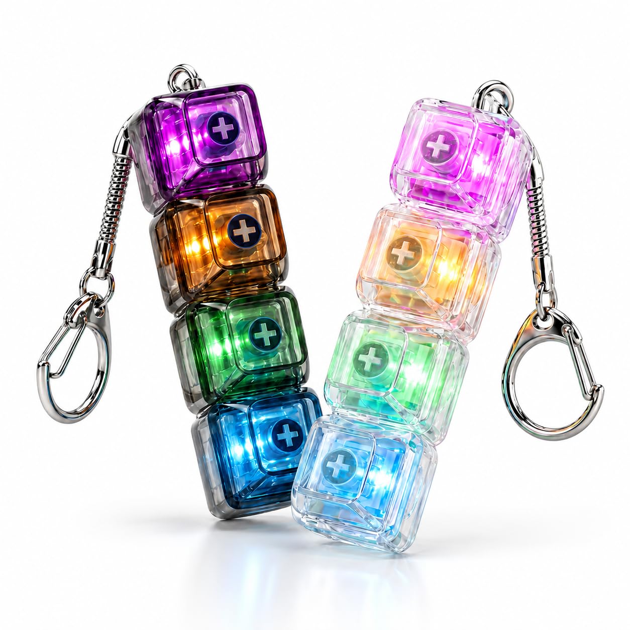 Photo 1 of VIREVO 2 Pack Keyboard Fidget Toy with LED Lights