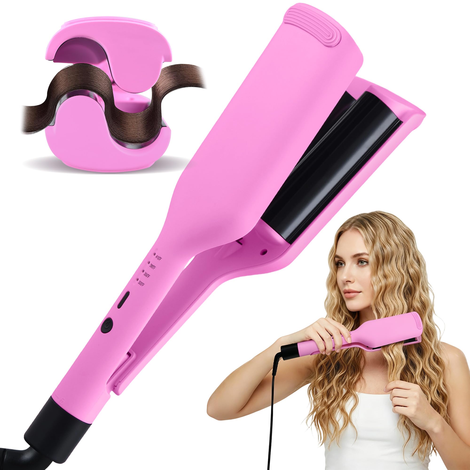Photo 1 of NONK 1.25" Ceramic Curling Iron - Pink