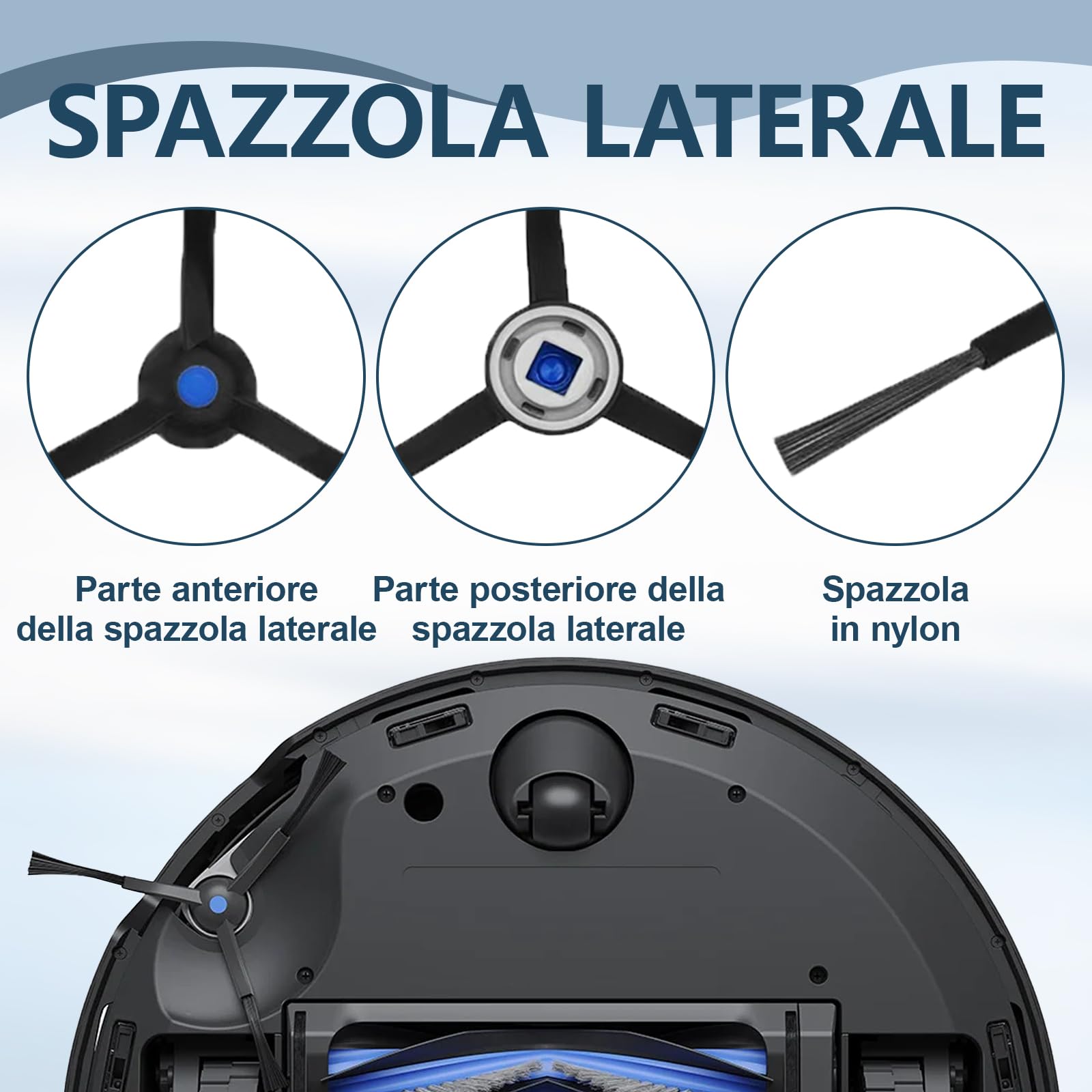 27 pezzi Accessori per Aspirapolvere Per Ecovacs Deebot T50 Pro Omni Gen2, T50 Omni, T50 Omni Gen2, T50 Pro Omni, T50 Pro Aspirapolvere,T50 Set di Accessori