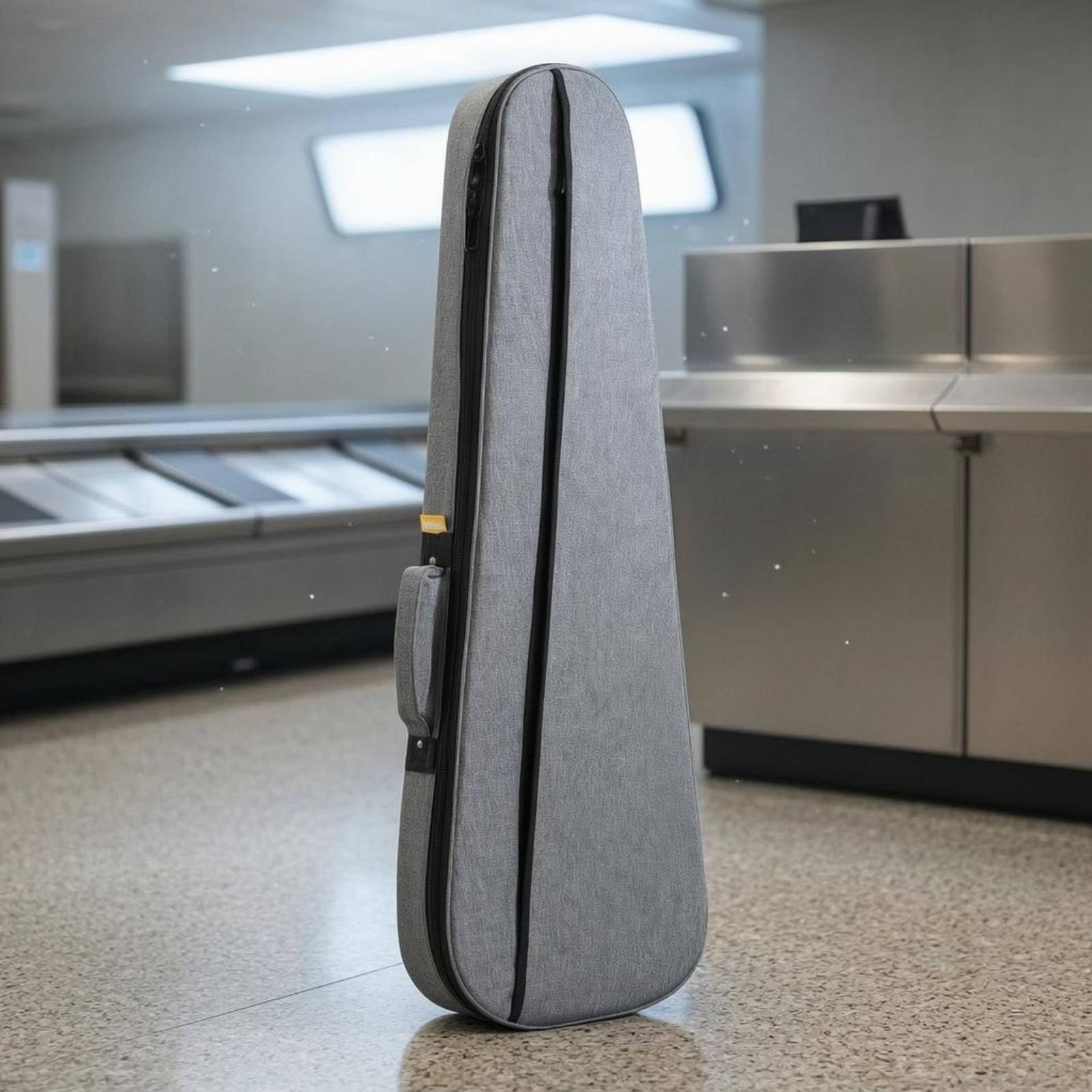Estuche Acolchado bajo Eléctrico Cremallera Funda bajo Eléctrico Asas Dobles, Array, Gris