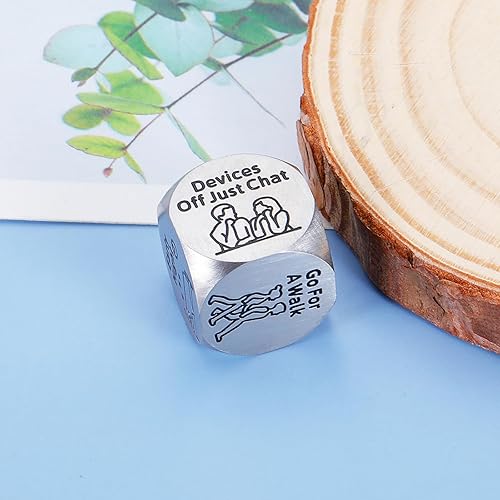 Miniatura 3 de Dados de hierro para parejas 6 aniversario, regalos de boda, rellenos de cesta abucheada para esposa, marido, regalos divertidos para citas