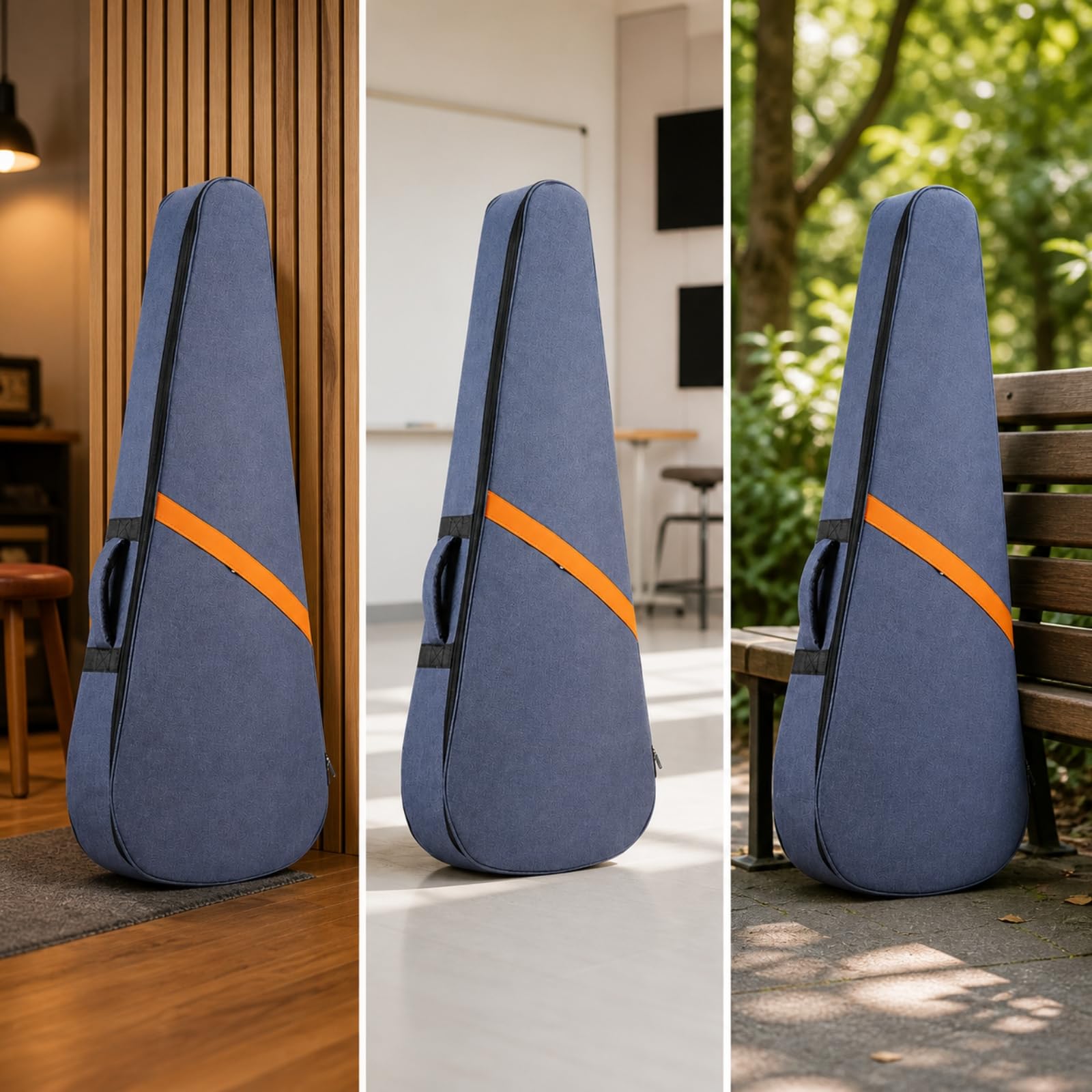 Gralara Funda Acolchada para Guitarra Gruesa | Mochila para Guitarra, Resisn Al Agua, Viajes, Ensayos, Guitarristas, Estudians Música