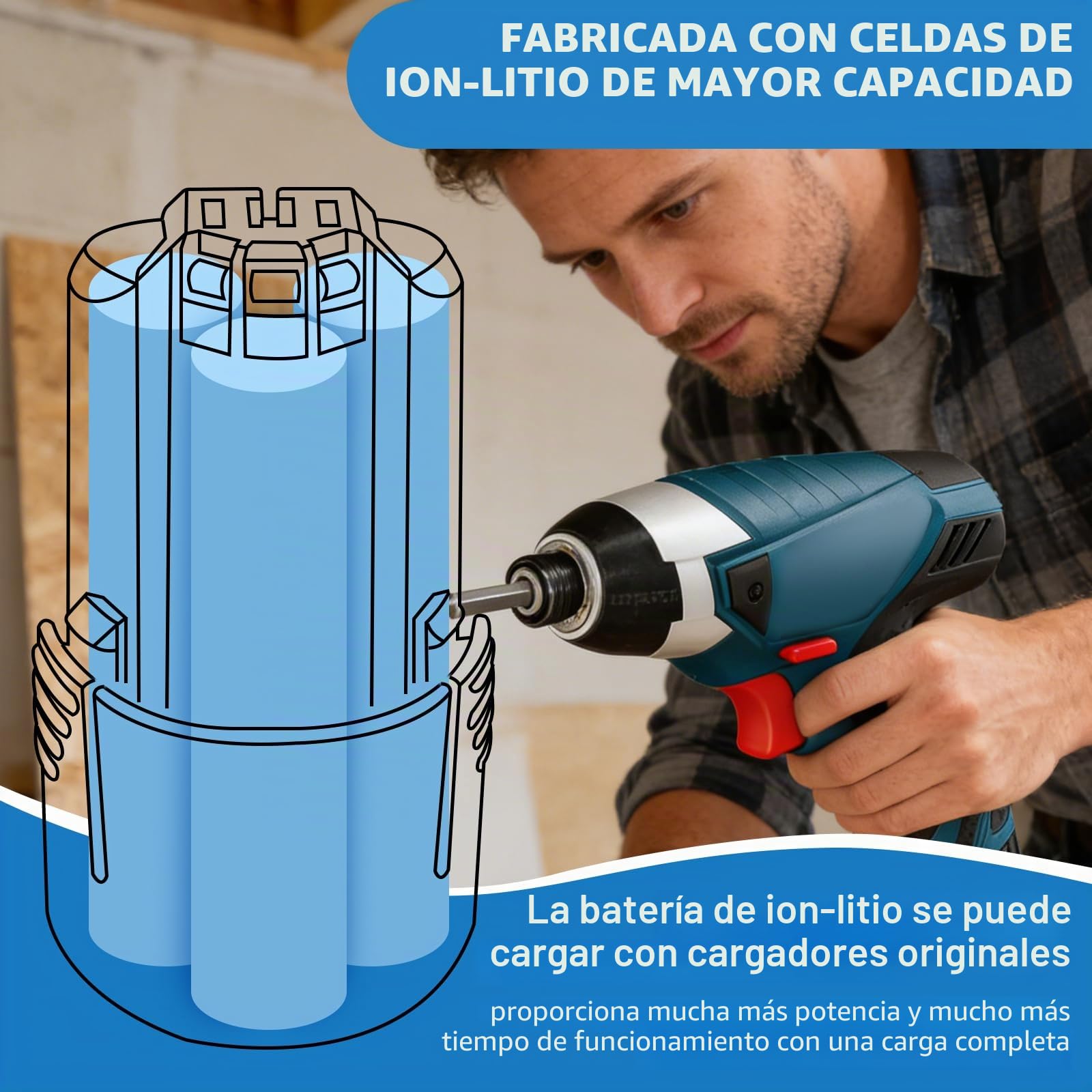 Batería Li-ION 10.8V-12V 4000mAh para Bosch BAT411 2607336013 2607336014 BAT411A BAT412 BAT412A BAT413 BAT413A BAT414 D -70745 GSR GDR 10.8-LI Batería de repuesto Accesorios (2 baterías)