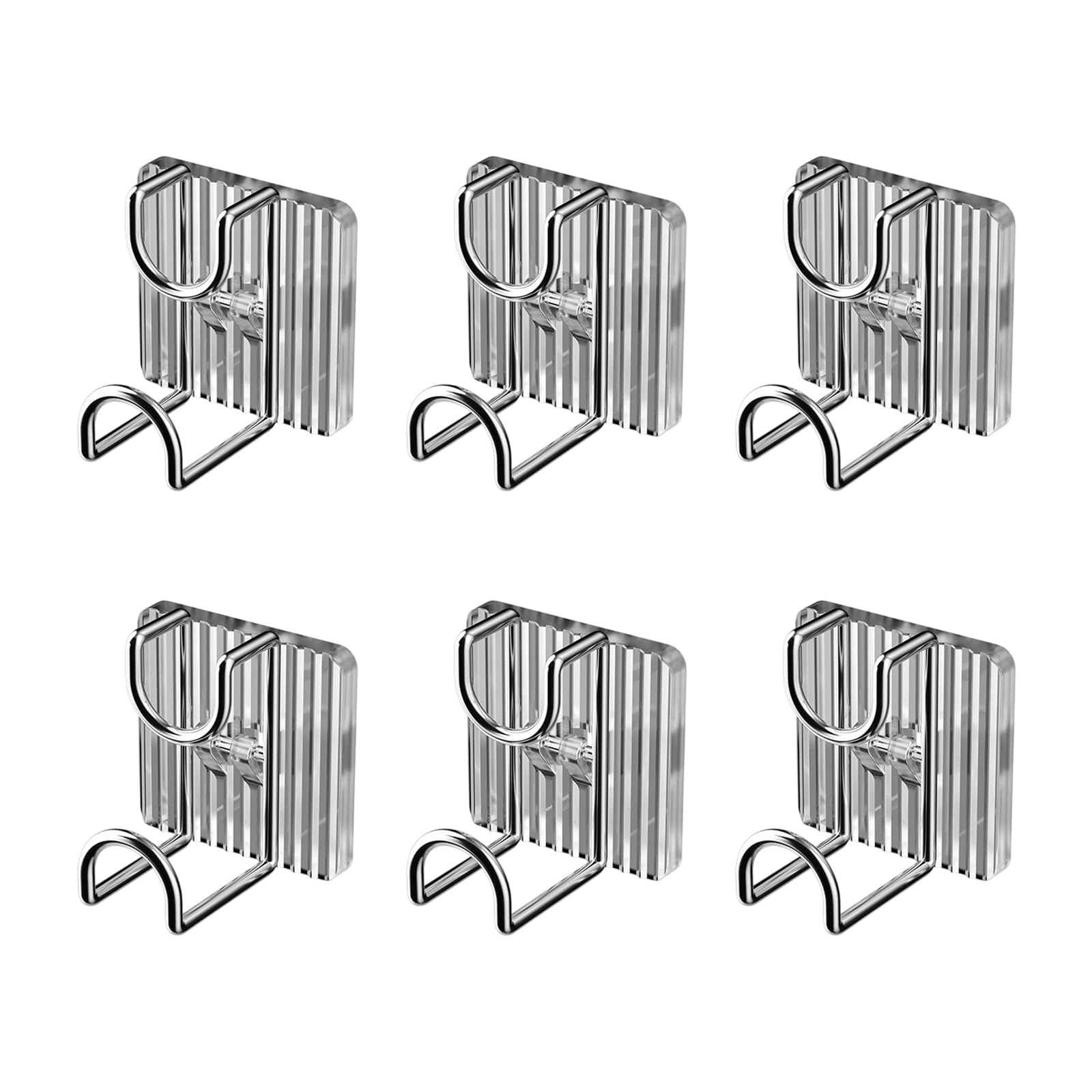 APGLSXY Drill-Free Adhesive Wall Hooks for Hanging, Heavy Duty Sticky Hooks Bathroom Shower Organizers Rental Friendly Bathroom Storage