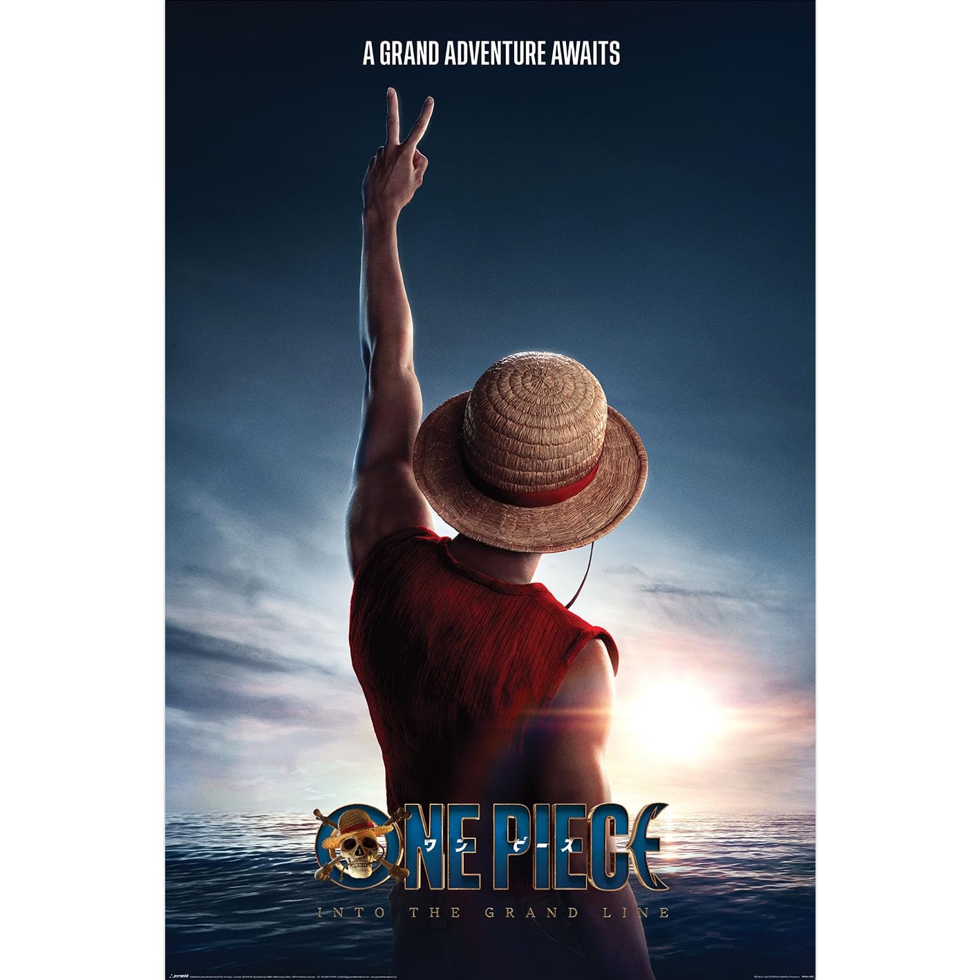 One Piece LIVE ACTION SERIES 2 (LUFFY) MAXI POSTER, 91.5cm x 61cm Maxi Poster, Official Licensed Large Wall Art for Bedroom, Gaming Room or Office Decor