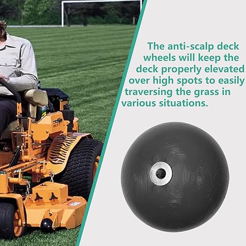 Miniatura 4 de Rueda de cubierta antideslizante 6 piezas compatible con Scag Turf Tiger Cat Wildcat Cub Repuesto # 481632, 10225, 210-033