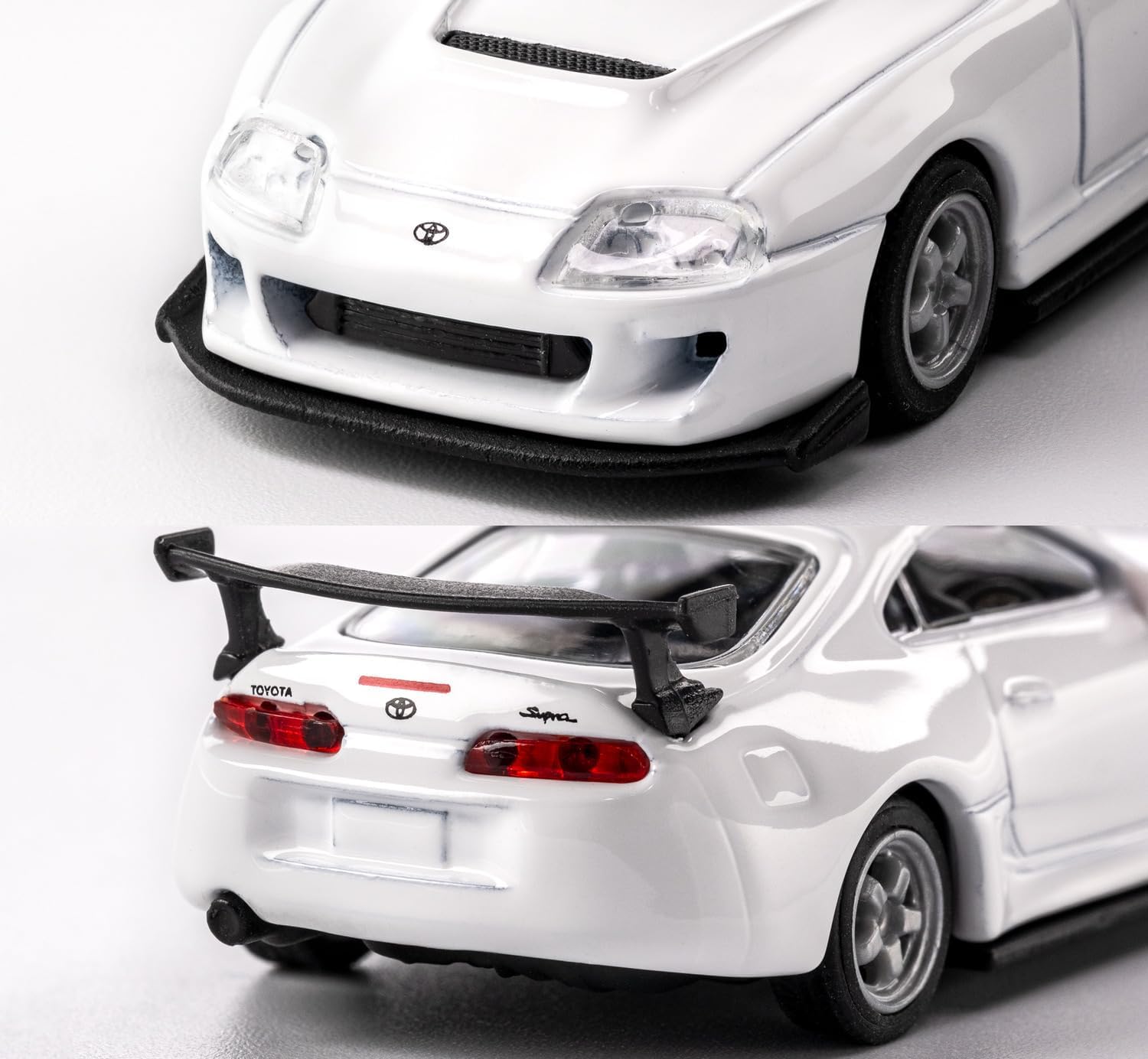 Jada Majorette Collection – 1995 Toyota Supra 1:64 Die-Cast Model Car with Rubber Tires & Display Case, for Collectors & Adults