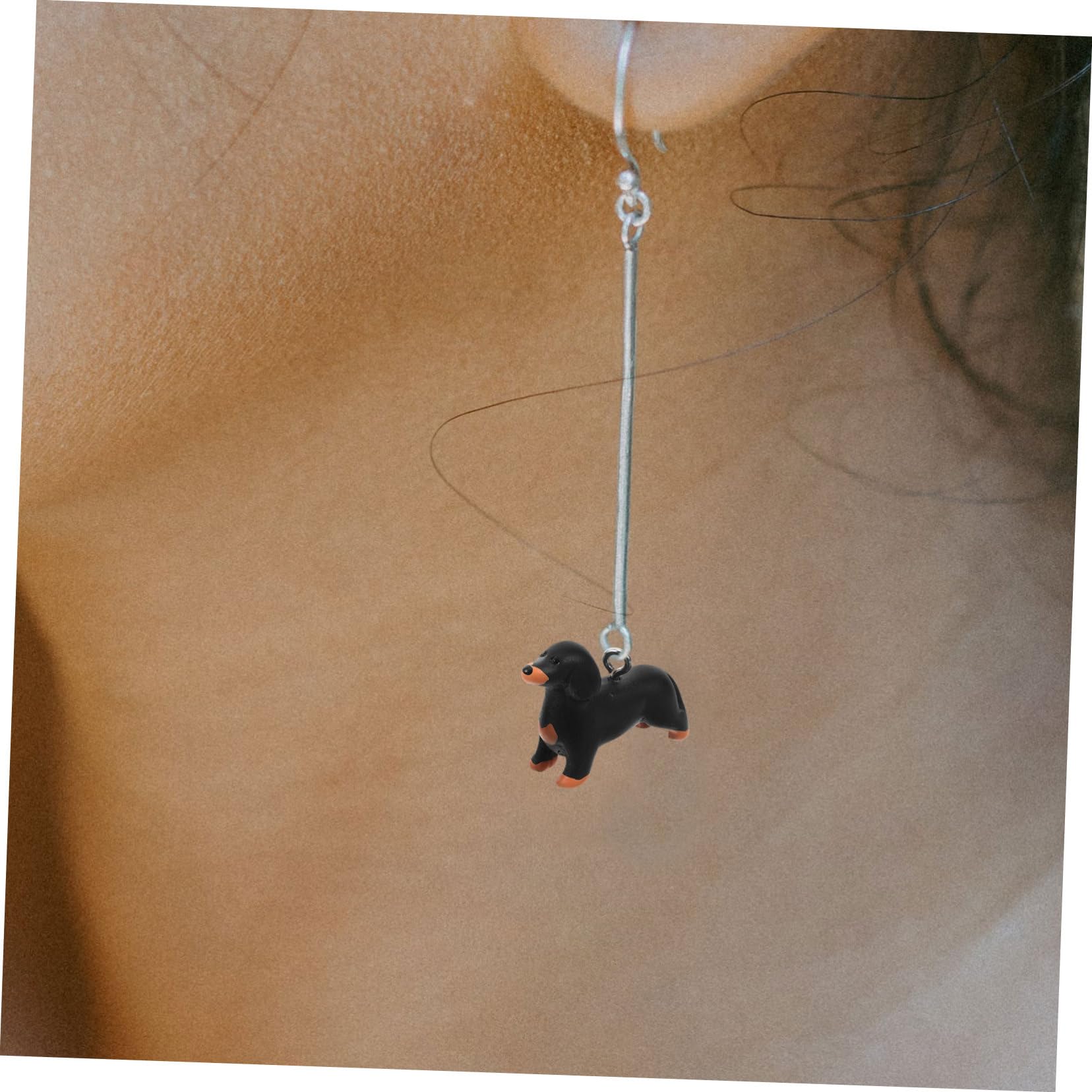 Anneome Pcs Dog Charms Jewelry Charms for Diy Jewelry Necklace Earrings Keychain Shape Sturdy Material