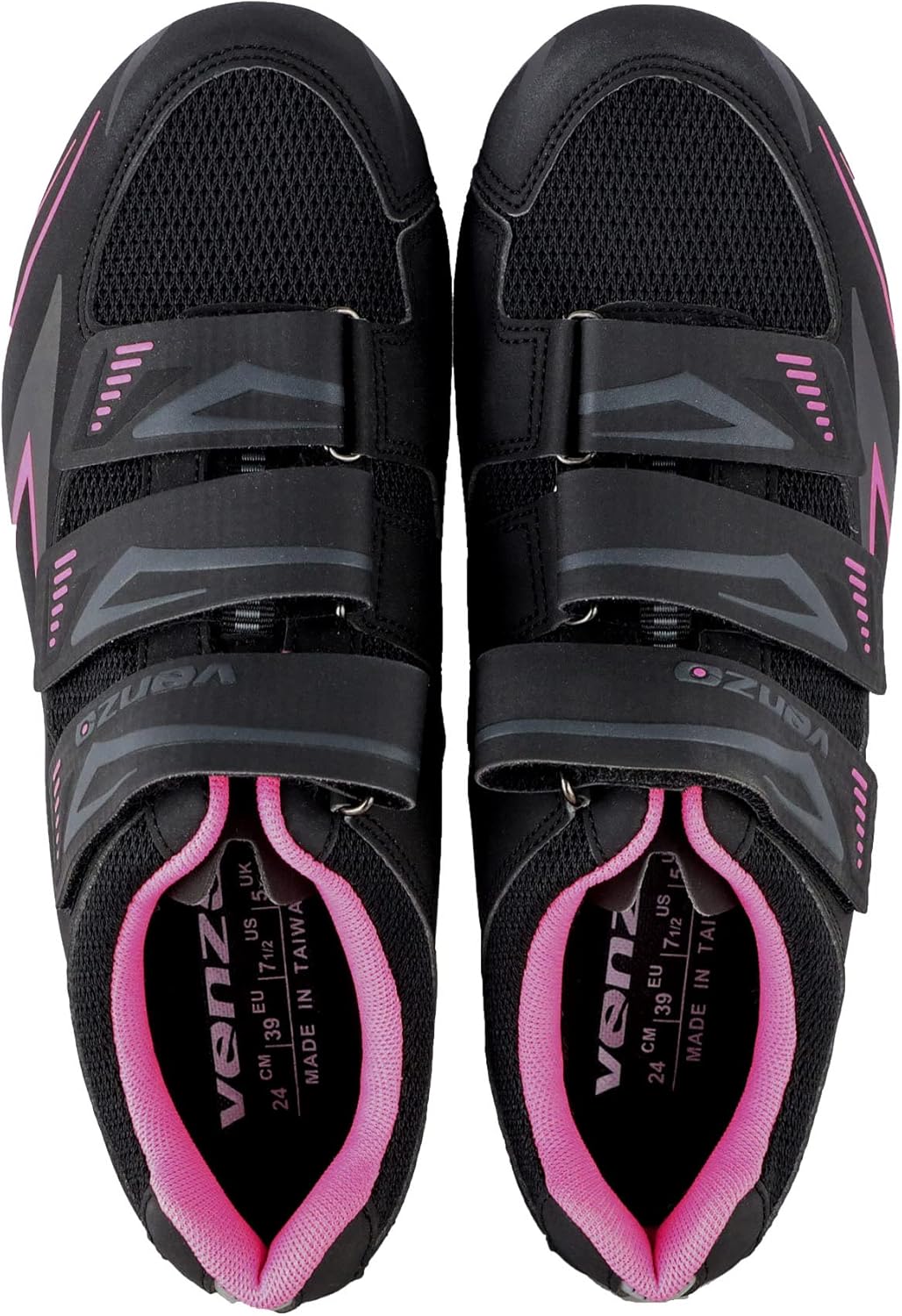 Venzo Bicycle Men's Road Cycling Riding Shoes - 3