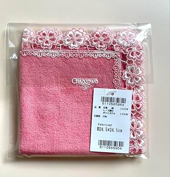 近沢レース　ピンク系　まとめ売り Amazon.co.jp: 近沢レース ピンク系 タオル ハンカチ 2枚set︎