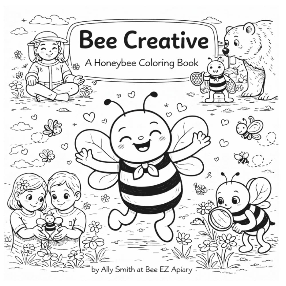 Bee Creative: A Honeybee Coloring Book