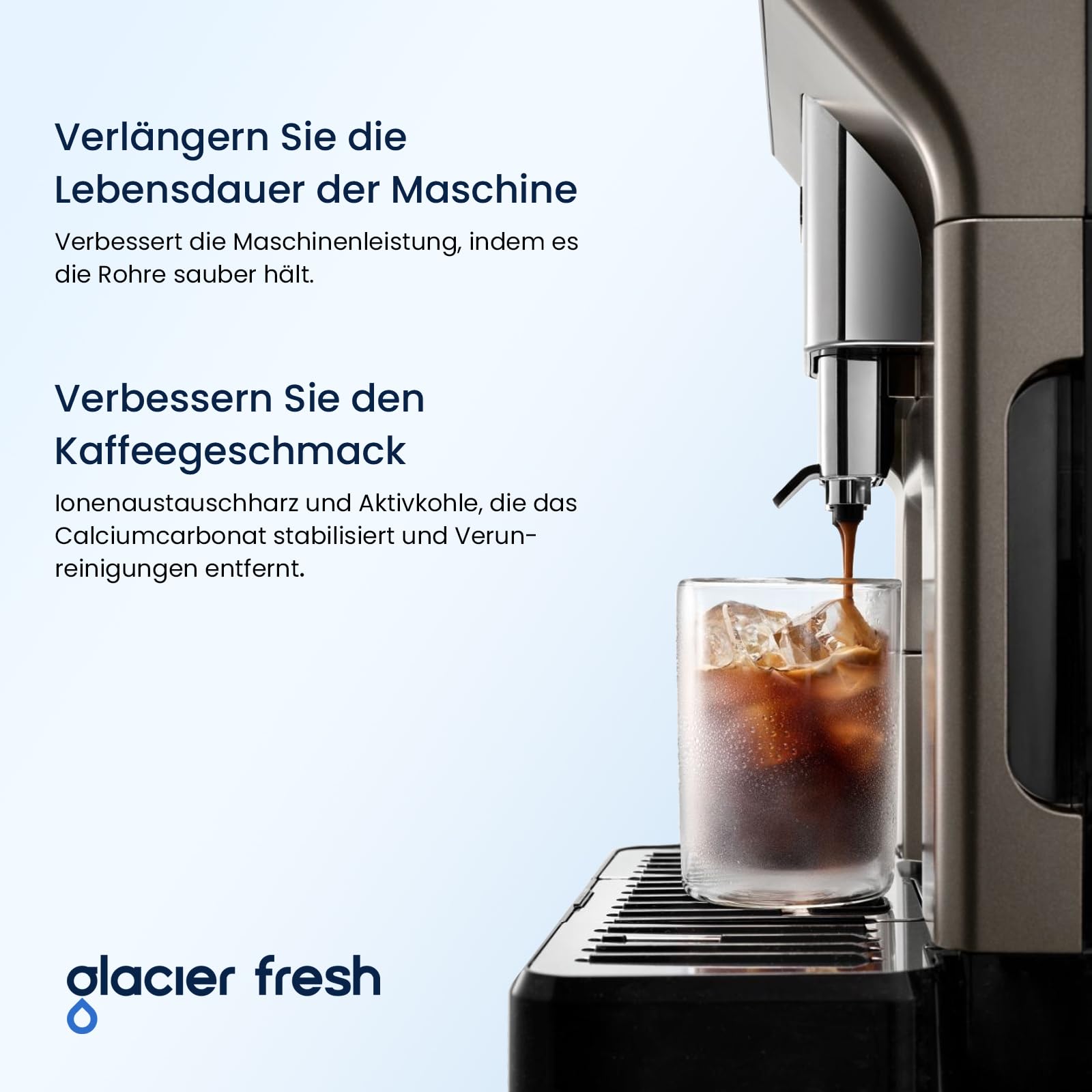Waterdrop Coffee Filter, Replacement for De'Longhi® Water Filter DLSC002, ECAM, Eletta, Dinamica, Magnifica, ETAM Autentica and Different Model of Esam, TÜV SÜD Certified (4 Waterdrop Coffee Filter, Replacement for De'Longhi® Water Filter DLSC002, ECAM, Eletta, Dinamica, Magnifica, ETAM Autentica and Different Model of Esam, TÜV SÜD Certified (4