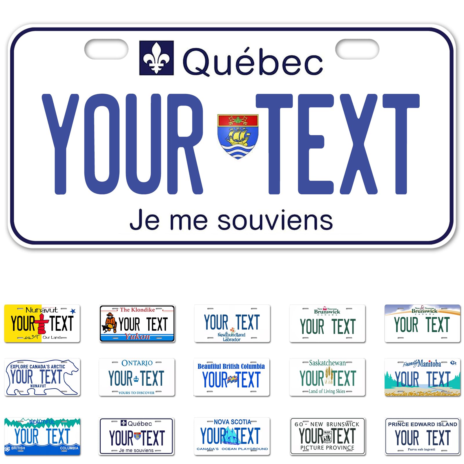Ontario License Plate, 6"×12" Custom License Plate — view 48