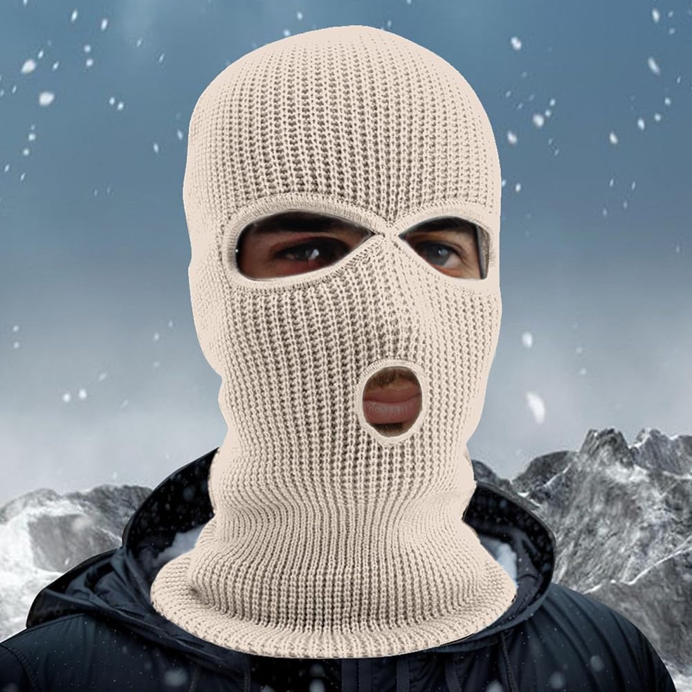 【IMPORT】white braid ski mask balaclava ZX Balaclava Evo V2 SFI - White AUTO Base Layers