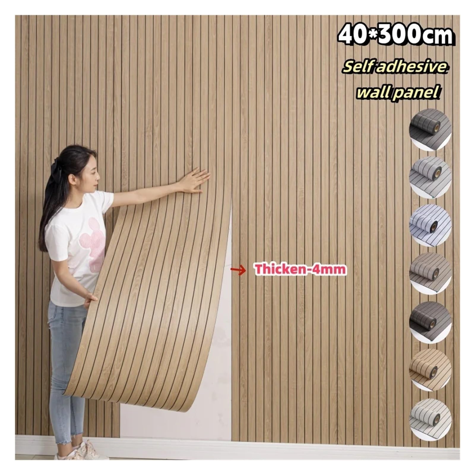 Azulejos Adhesivos 3D 1 rollo de pegatinas espuma autoadhesivas for paneles pared, despegables y adheribles, 3D fáciles hacer, adecuadas for techos salas estar(1002-7)