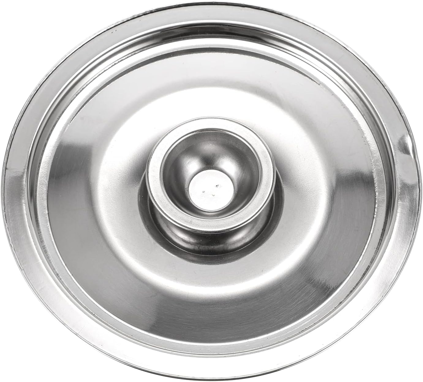 Español Tapa Universal De Acero Inoxidable, Tapa Universal De 14/16/18/20/24 Cm, Tapas De Repuesto para Ollas Y Sartenes, Tapa De Acero Inoxidable para Cacerola Y Sartén, Silver, 24cm