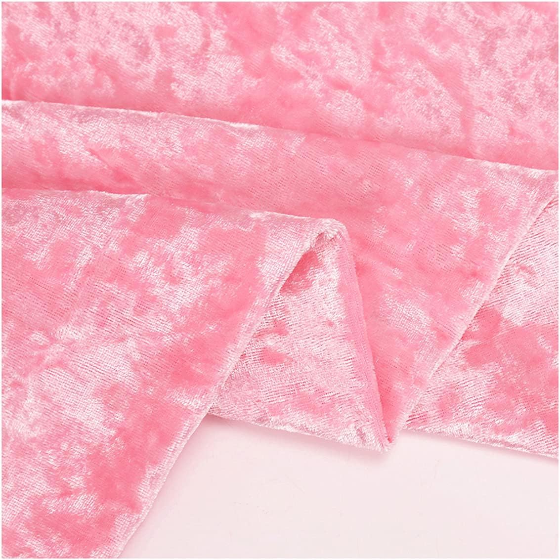 EPANO LXXW Samtstoff Samtstoff, 160 cm breit, rosa Pannesamtstoff, weicher, bequemer Velours-Schneidestoff für Deko, Basteln und Bekleidung (Color : 1 UK, Size : 3m)