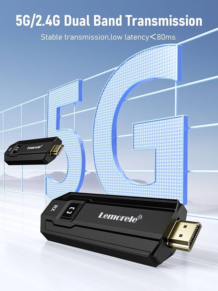 値下げしました！Lemorele WIRELESS VIDEO EXTENDER Lemorele Wireless HDMI Transmitter and Receiver Extender Kit