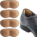 Dr.Foot Heel Grips for Men and Women, Self-Adhesive Heel Cushion Inserts Prevent Heel Slipping, Rubbing, Blisters, Foot Pain, and Improve Shoe Fit - 2pairs(Brown)