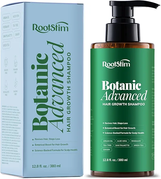 Anti Hair Thinning Shampoo with Biotin & Rosemary - Gentle Sulfate Free Hair Loss Shampoo for Women - Infused with Natural Nutrient Rich Ingredients to Nourish Follicles and Support Hair Growth