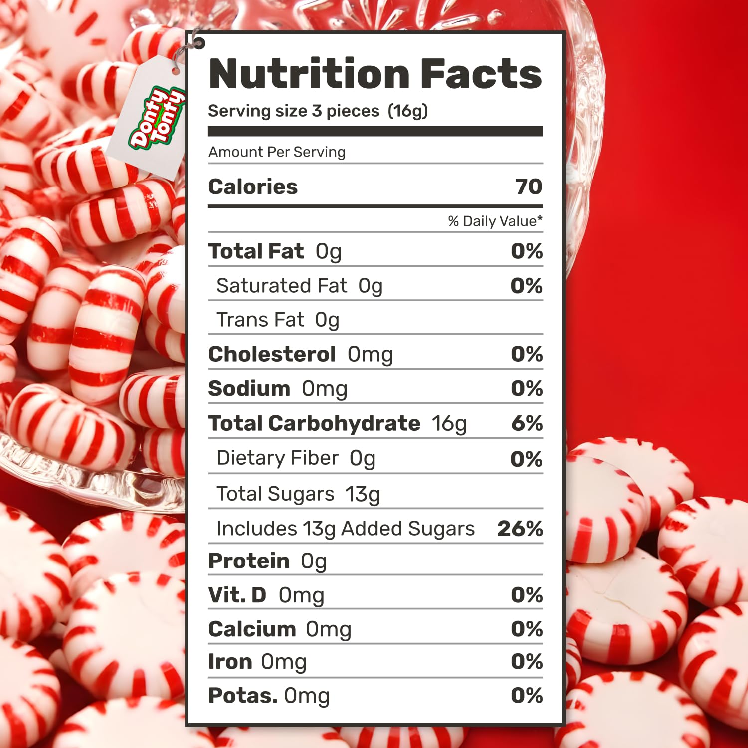 BULK STARLIGHT PEPPERMINT Candy 5 lb – Mints Candies Bulk Bag, Extra Freshness, Individually Wrapped