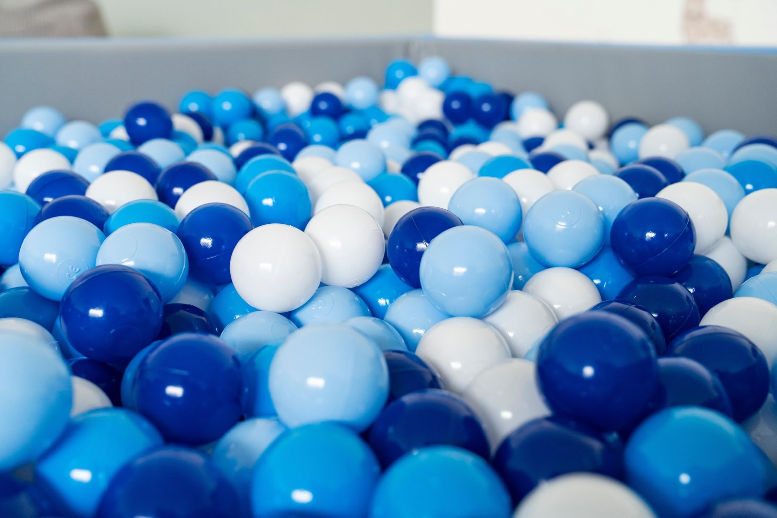 Betzold Bällebad-Bälle - 500 Stück Plastikbälle 6 cm Bälleset Spielbälle für Bällebad