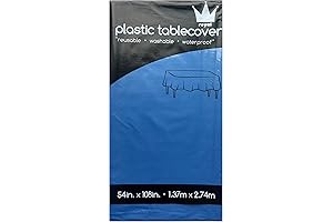 Disposable Blue Plastic Tablecloths