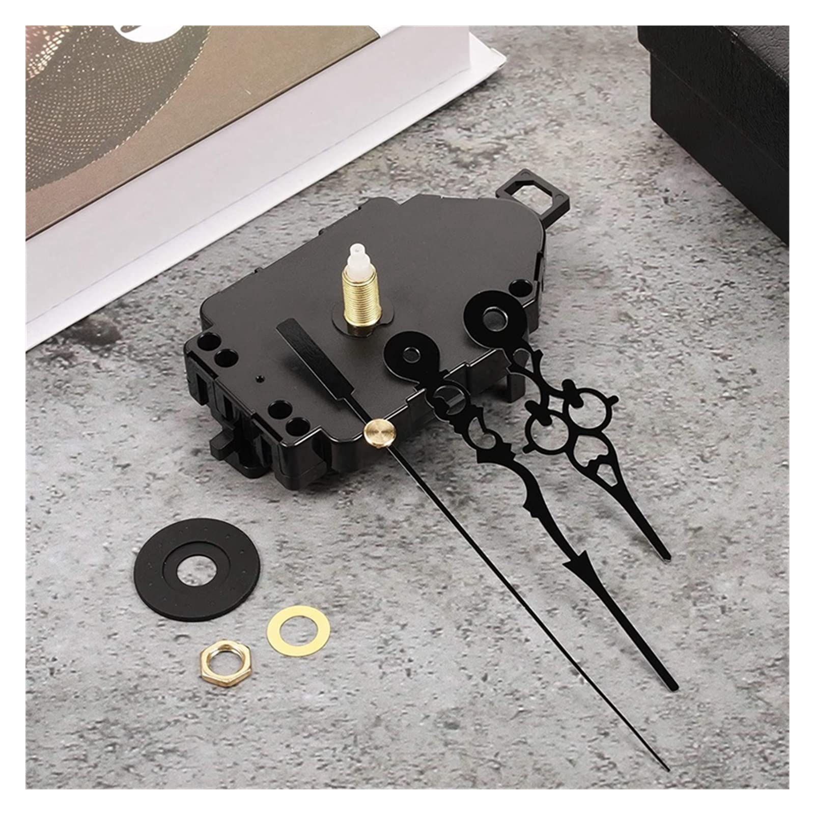 Mecanismo de Movimiento de Reloj de péndulo de Cuarzo de 2 m con manecillas, Kits para reparación de Relojes DIY, Piezas de Repuesto, Accesorios, Kit de Herramientas de reparación