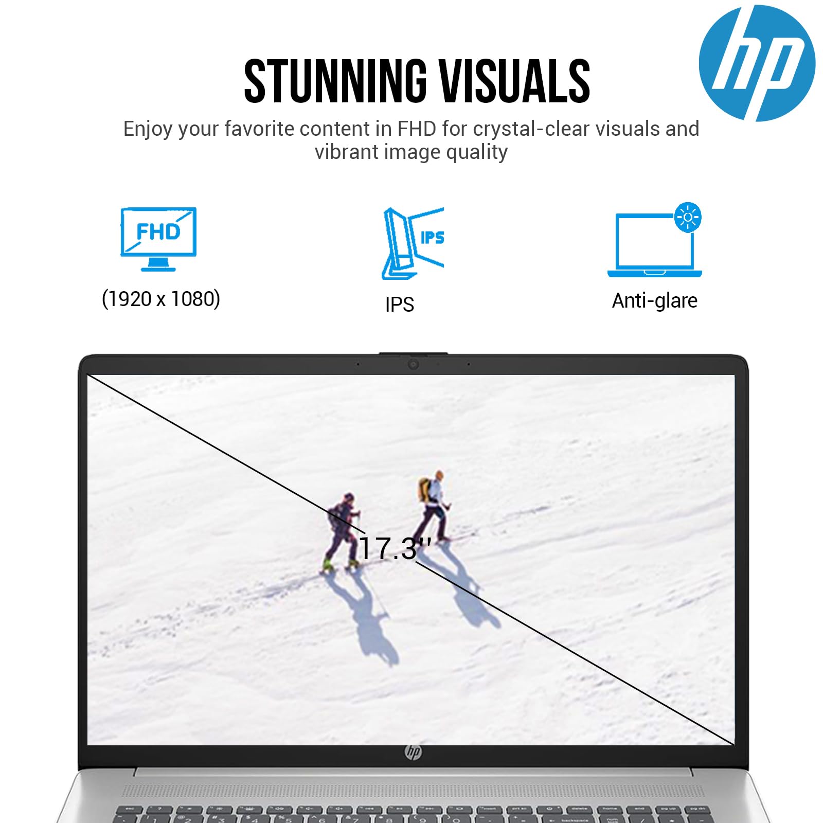 Amazon.com: HP 17 Inch Laptop Computer, FHD IPS Screen 17.3