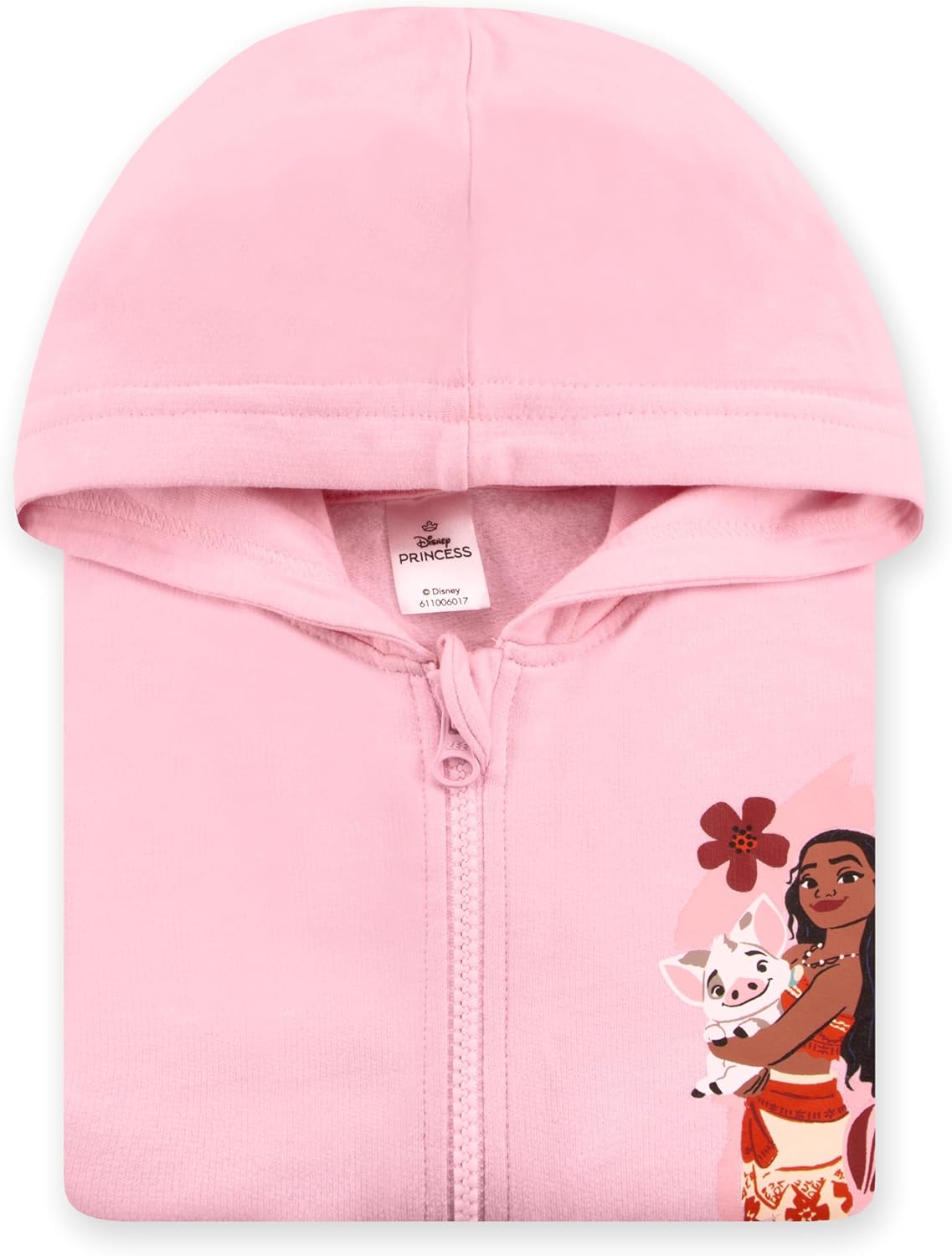 Disney Moana Girls Hoodie, Princess Girls Zip Up Hoodie, Moana Clothes, Cotton Kids Hoodies - Image 8