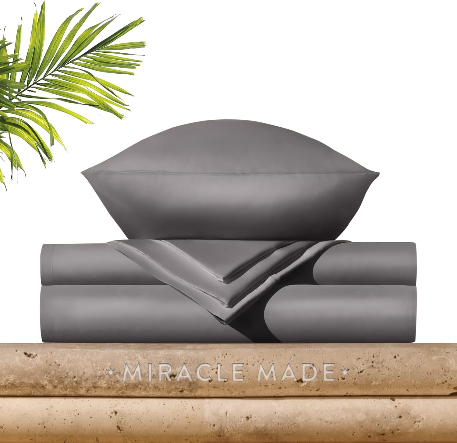 Miracle Made Extra Luxe Bed Sheets, Full Bed Sheets Set Infused with