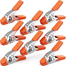 HORUSDY 8-Piece 4" inch Spring Clamp, Heavy Duty Spring Metal Spring Clamps, 1.5"-inch Jaw Opening