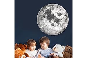 Gorgeous Large Moon Cutout: Enchants Space-Themed Decor