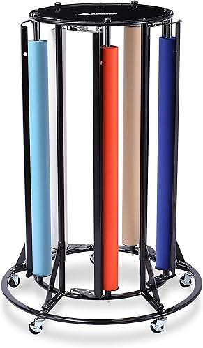 Adir Portarrollos de papel Soporte dispensador de rollos de papel grande de carnicero y kraft y cortador para rollos de hasta 36 pulgadas de ancho,