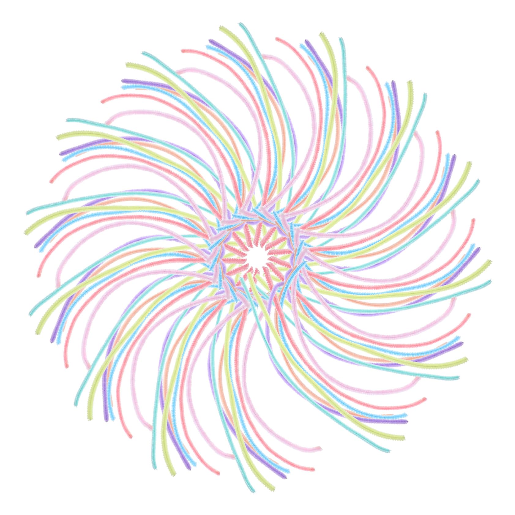 HOMSFOU Vibrant Macaron Chenille Sticks 100pcs DIY Crafting Materials Pipe Cleaners Art Chenille Sticks for Boys and Girls Christmas Decor