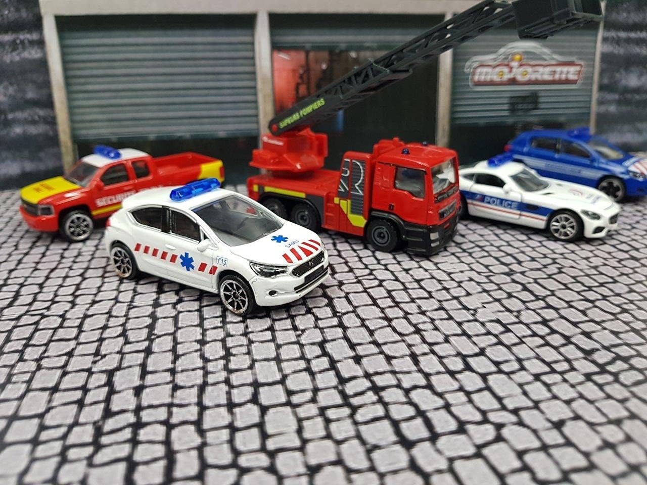 Majorette SMO212053167SMO Set of 5 Vehicles-Premium SOS Other License, Colourful