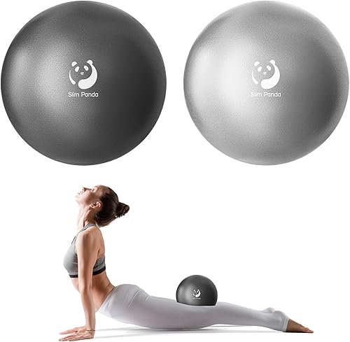 Miniatura 26 de Slim Panda Pelota de Pilates, Pelota de Ejercicio Pequeña de 9 Pulgadas, Mini Pelota de Yoga Antiestallido para Estabilidad, Entrenamiento, Barre, 1