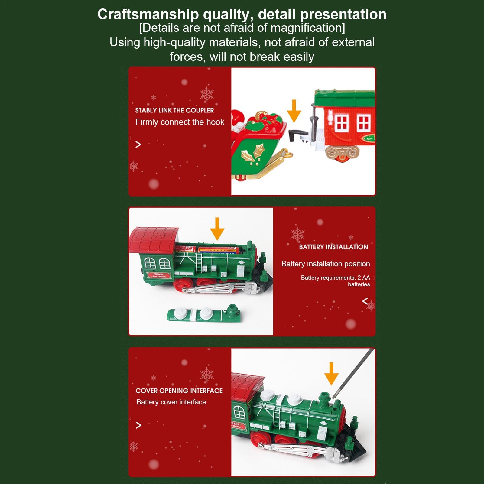 Juegos De Tren De Navidad para Alrededor del Árbol Decoración De Juguete