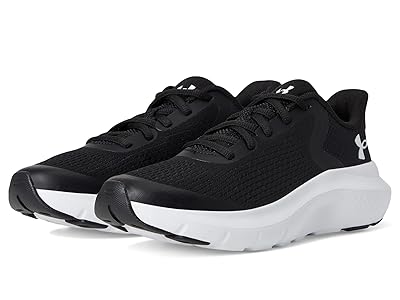Under Armour Kids Rogue 5 (Big Kid) Boys Shoes Black/Black/White : 4 Big Kid M