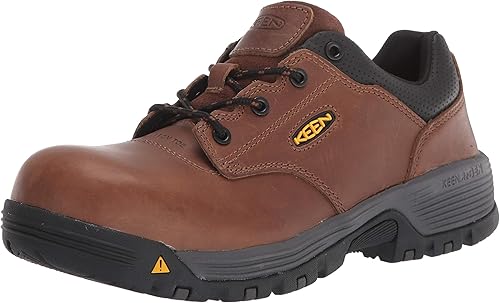 KEEN Utility Zapatos de trabajo Chicago Oxford de baja altura con punta de acero para hombre