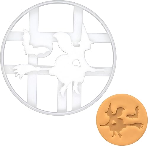 Cortador de galletas de bruja de Halloween, 1 pieza - Bakerlogy