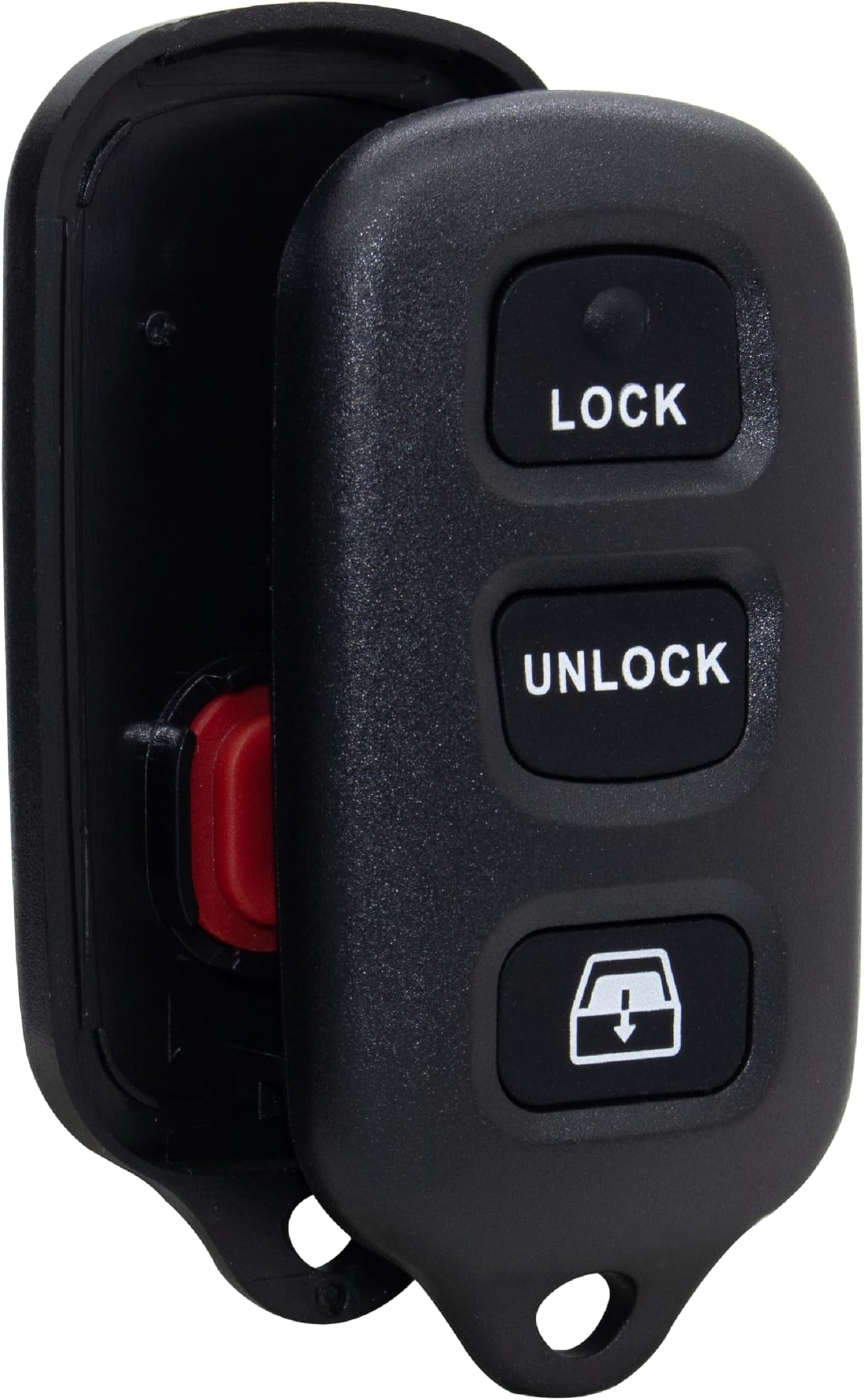 4 Buttons Key Fob Shell Case Replacement Fits for 2000 2001 2002 2003 2004 2005 2006 2007 2008 Toyota Celica Echo Highlander Prius Rav4 Tacoma Yaris 4Runner Tundra Remote Shell HYQ12BBX