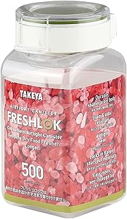タケヤ化学工業 TAKEYA フレッシュロック FRESHLOK 角型 500ml グリーン 保存容器 高気密性 ワンタッチ開閉